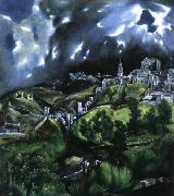 El Greco A View of Toledo oil painting artist
